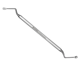 Lucas - Curette ossee - Osstte S, 17 cm